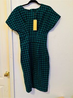 Women’s Plaid midi dress